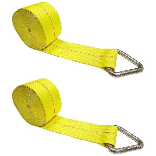 Tie 4 Safe 4" x 30' Winch Straps w/ Delta Ring
WLL: 5,400 lbs, PK2 TWS42-1530-F94-2